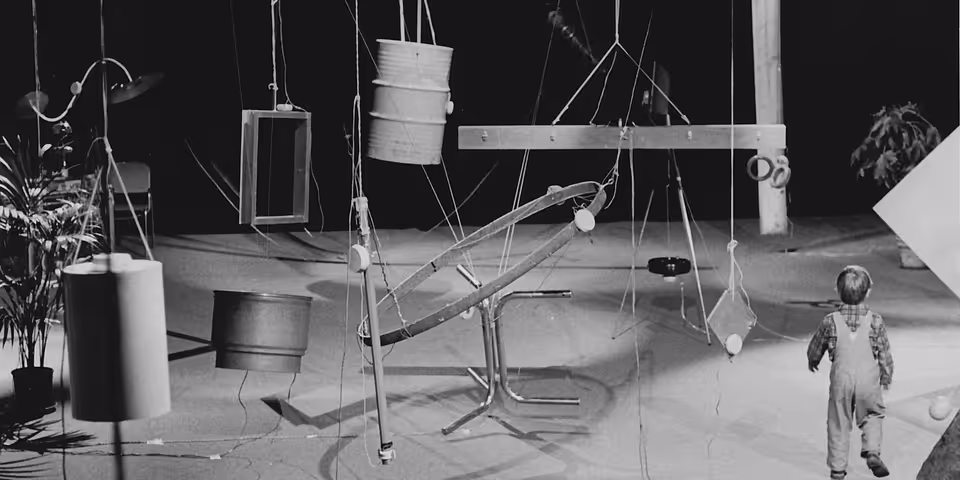 photograph of the sound installation